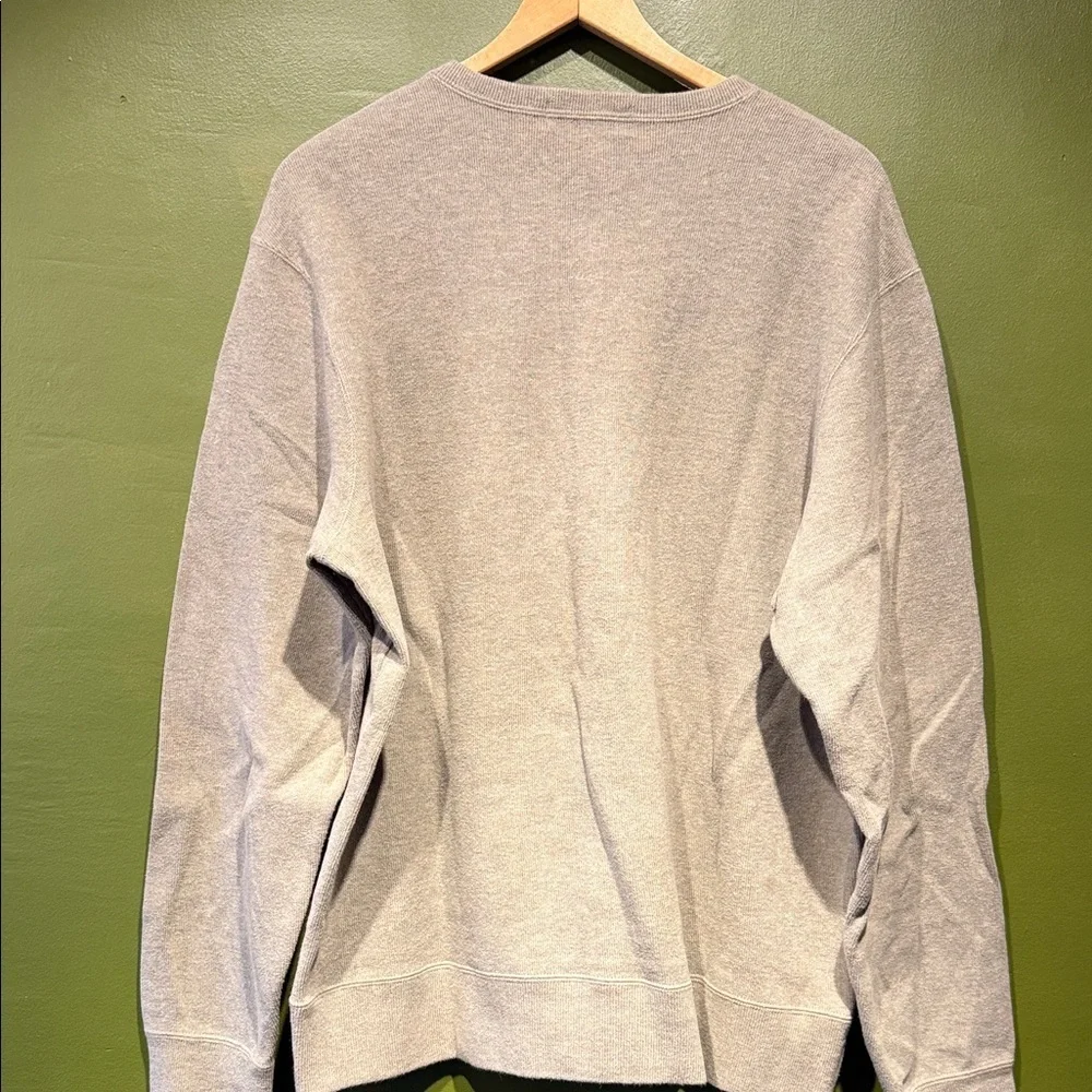 Polo by Ralph Lauren Men's Light Gray V-Neck Sweater